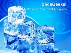 Ice Cubes Lifestyle PowerPoint Themes And PowerPoint Slides 0511