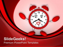 Illustration Of Funny Clock For Reminder PowerPoint Templates Ppt Backgrounds For Slides 0413 Illustration Of Funny Clock For Reminder PowerPoint Templates Ppt Backgrounds For Slides 0413