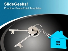 Illustration Of House Key Security Concept PowerPoint Templates Ppt Backgrounds For Slides 0213 Illustration Of House Key Security Concept PowerPoint Templates Ppt Backgrounds For Slides 0213