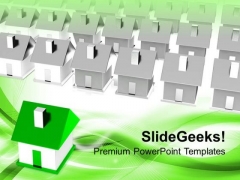 Image Of House With Yard Teamwork PowerPoint Templates Ppt Backgrounds For Slides 0213 Image Of House With Yard Teamwork PowerPoint Templates Ppt Backgrounds For Slides 0213