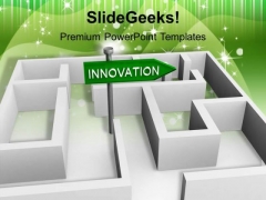 Innovation Concept With Labyrinth Business PowerPoint Templates And PowerPoint Themes 1112 Innovation Concept With Labyrinth Business PowerPoint Templates And PowerPoint Themes 1112