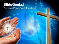 Jesus Cross Christian PowerPoint Templates And PowerPoint Themes 0712