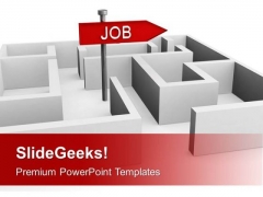 Job Concept With Labyrinth Business PowerPoint Templates Ppt Backgrounds For Slides 1212 Job Concept With Labyrinth Business PowerPoint Templates Ppt Backgrounds For Slides 1212