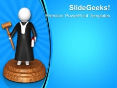 Judge Gives Right Decision PowerPoint Templates Ppt Backgrounds For Slides 0813 Judge Gives Right Decision PowerPoint Templates Ppt Backgrounds For Slides 0813