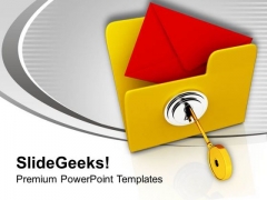 Keep Your Mail Safe PowerPoint Templates Ppt Backgrounds For Slides 0713 Keep Your Mail Safe PowerPoint Templates Ppt Backgrounds For Slides 0713