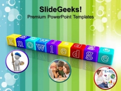 Knowledge Blocks Future PowerPoint Templates And PowerPoint Themes 0912 Knowledge Blocks Future PowerPoint Templates And PowerPoint Themes 0912