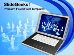 Laptop Background Business PowerPoint Templates And PowerPoint Themes 0612 Laptop Background Business PowerPoint Templates And PowerPoint Themes 0612