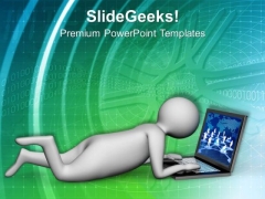 Laptop For Business Solution PowerPoint Templates Ppt Backgrounds For Slides 0713 Laptop For Business Solution PowerPoint Templates Ppt Backgrounds For Slides 0713