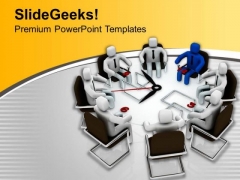 Leadership Meeting For Time Bound Solution PowerPoint Templates Ppt Backgrounds For Slides 0813 Leadership Meeting For Time Bound Solution PowerPoint Templates Ppt Backgrounds For Slides 0813