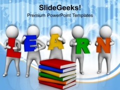 Learn Fast With Books PowerPoint Templates Ppt Backgrounds For Slides 0713 Learn Fast With Books PowerPoint Templates Ppt Backgrounds For Slides 0713