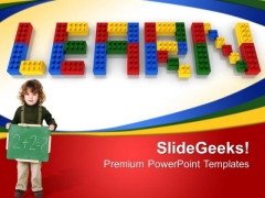 Learn With Lego Blocks Education PowerPoint Templates And PowerPoint Themes 0612 Learn With Lego Blocks Education PowerPoint Templates And PowerPoint Themes 0612
