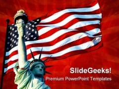 Liberty Symbol PowerPoint Template 1110 Liberty Symbol PowerPoint Template 1110
