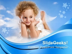 Little Curly Hair Fairy Children PowerPoint Templates And PowerPoint Themes 0712 Little Curly Hair Fairy Children PowerPoint Templates And PowerPoint Themes 0712