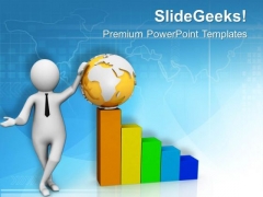 Maintain A Global Business Result Bar Graph PowerPoint Templates Ppt Backgrounds For Slides 0613