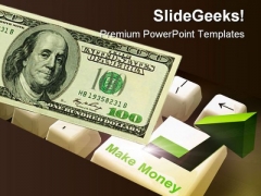 Make Money Dollar Finance PowerPoint Themes And PowerPoint Slides 0711