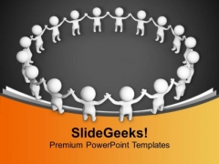 Making A Business Circle Is Important PowerPoint Templates Ppt Backgrounds For Slides 0713 Making A Business Circle Is Important PowerPoint Templates Ppt Backgrounds For Slides 0713