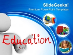 Man With Education PowerPoint Templates And PowerPoint Themes 0712 Man With Education PowerPoint Templates And PowerPoint Themes 0712