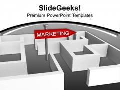 Marketing Concept With Labyrinth Business PowerPoint Templates Ppt Backgrounds For Slides 0113 Marketing Concept With Labyrinth Business PowerPoint Templates Ppt Backgrounds For Slides 0113