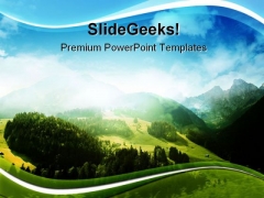 Mountains Nature PowerPoint Themes And PowerPoint Slides 0711