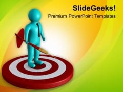 Move Towards Achieving Target PowerPoint Templates Ppt Backgrounds For Slides 0713 Move Towards Achieving Target PowerPoint Templates Ppt Backgrounds For Slides 0713