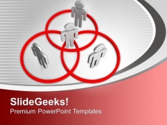 Networking People Stand In Venn Diagram PowerPoint Templates Ppt Backgrounds For Slides 0113 Networking People Stand In Venn Diagram PowerPoint Templates Ppt Backgrounds For Slides 0113