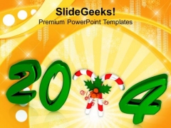 New Year Celebration 2014 Presentation Design PowerPoint Template 1113 New Year Celebration 2014 Presentation Design PowerPoint Template 1113