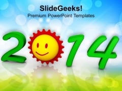 New Years Sunrise Festival Theme PowerPoint Template 1113 New Years Sunrise Festival Theme PowerPoint Template 1113