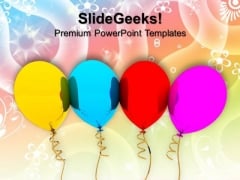 Party Balloons Gift Festival PowerPoint Templates And PowerPoint Themes 1012