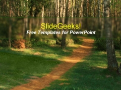 Forest Path PowerPoint Template