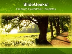 Path To Forest Nature PowerPoint Templates Ppt Backgrounds For Slides 0313 Path To Forest Nature PowerPoint Templates Ppt Backgrounds For Slides 0313