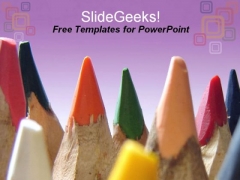 Beautiful Pencil Color Kids PowerPoint Template Beautiful Pencil Color Kids PowerPoint Template
