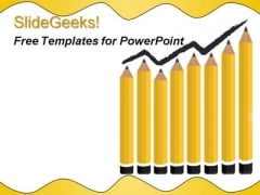 School Color Pencil PowerPoint Template School Color Pencil PowerPoint Template