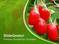 Pepper Graphics With Green Background PowerPoint Templates Ppt Backgrounds For Slides 0713