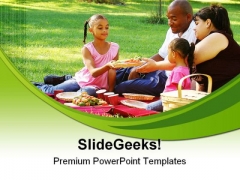 Picnic In The Park Family PowerPoint Templates And PowerPoint Backgrounds 0311 Picnic In The Park Family PowerPoint Templates And PowerPoint Backgrounds 0311