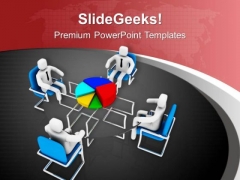 Pie Chart For Result Analysis With Team PowerPoint Templates Ppt Backgrounds For Slides 0713 Pie Chart For Result Analysis With Team PowerPoint Templates Ppt Backgrounds For Slides 0713