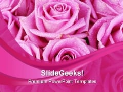 Pink Rose Abstract Beauty PowerPoint Templates And PowerPoint Backgrounds 0411 Pink Rose Abstract Beauty PowerPoint Templates And PowerPoint Backgrounds 0411