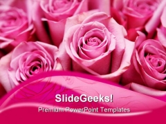 Pink Roses Beauty PowerPoint Templates And PowerPoint Backgrounds 0411 Pink Roses Beauty PowerPoint Templates And PowerPoint Backgrounds 0411