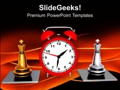 Play Chess With Time Limits PowerPoint Templates Ppt Backgrounds For Slides 0513 Play Chess With Time Limits PowerPoint Templates Ppt Backgrounds For Slides 0513