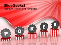 Poker Chips Game Success PowerPoint Templates Ppt Backgrounds For Slides 0413 Poker Chips Game Success PowerPoint Templates Ppt Backgrounds For Slides 0413