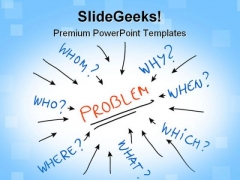 Problem Business PowerPoint Templates And PowerPoint Backgrounds 0811