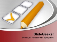 Put Check Mark On Complete Task PowerPoint Templates Ppt Backgrounds For Slides 0713 Put Check Mark On Complete Task PowerPoint Templates Ppt Backgrounds For Slides 0713