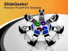 Put Right Gears For Communication PowerPoint Templates Ppt Backgrounds For Slides 0713 Put Right Gears For Communication PowerPoint Templates Ppt Backgrounds For Slides 0713