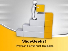 Put Your Best To Reach On Top PowerPoint Templates Ppt Backgrounds For Slides 0813 Put Your Best To Reach On Top PowerPoint Templates Ppt Backgrounds For Slides 0813