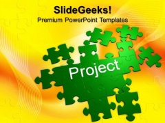 Puzzle With The Word Project Choice Business PowerPoint Templates And PowerPoint Themes 1012 Puzzle With The Word Project Choice Business PowerPoint Templates And PowerPoint Themes 1012