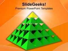 Pyramid To Show Unidirectional Growth PowerPoint Templates Ppt Backgrounds For Slides 0413 Pyramid To Show Unidirectional Growth PowerPoint Templates Ppt Backgrounds For Slides 0413