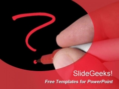 Business Questions Entrepreneurs PowerPoint Template Business Questions Entrepreneurs PowerPoint Template