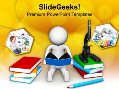 Read All Your Subject Books PowerPoint Templates Ppt Backgrounds For Slides 0813 Read All Your Subject Books PowerPoint Templates Ppt Backgrounds For Slides 0813