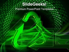 Recycle Abstract PowerPoint Templates And PowerPoint Backgrounds 0711
