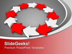 Red And White Arrows Interconnection PowerPoint Templates Ppt Backgrounds For Slides 0313 Red And White Arrows Interconnection PowerPoint Templates Ppt Backgrounds For Slides 0313