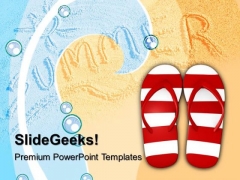 Red And White Stripy Footwear PowerPoint Templates And PowerPoint Themes 1012 Red And White Stripy Footwear PowerPoint Templates And PowerPoint Themes 1012